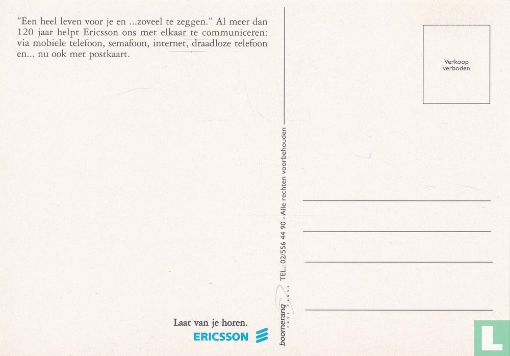 0798b - Ericsson "85 % van de mannen..."