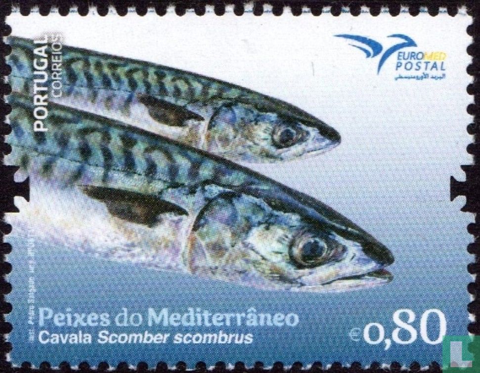 Vissen van de Middellandse Zee 0,80 (2016) - Portugal - LastDodo