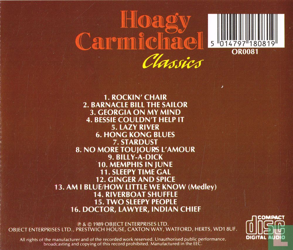 Hoagy Carmichael Classics