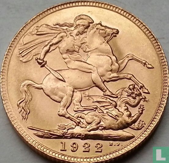 Australië 1 sovereign 1922 (P)