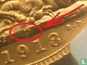 Australië 1 sovereign 1918 (P)