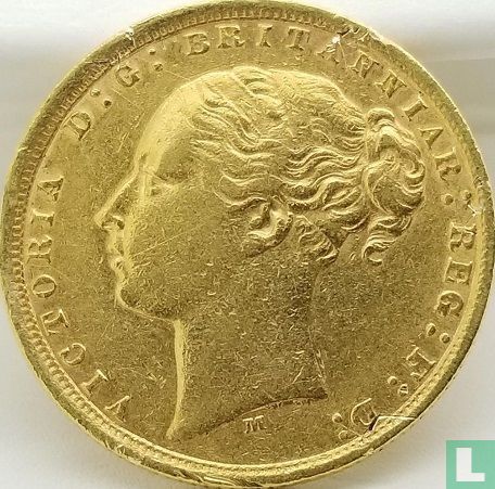 Australië 1 sovereign 1875 (Sint Joris - M)