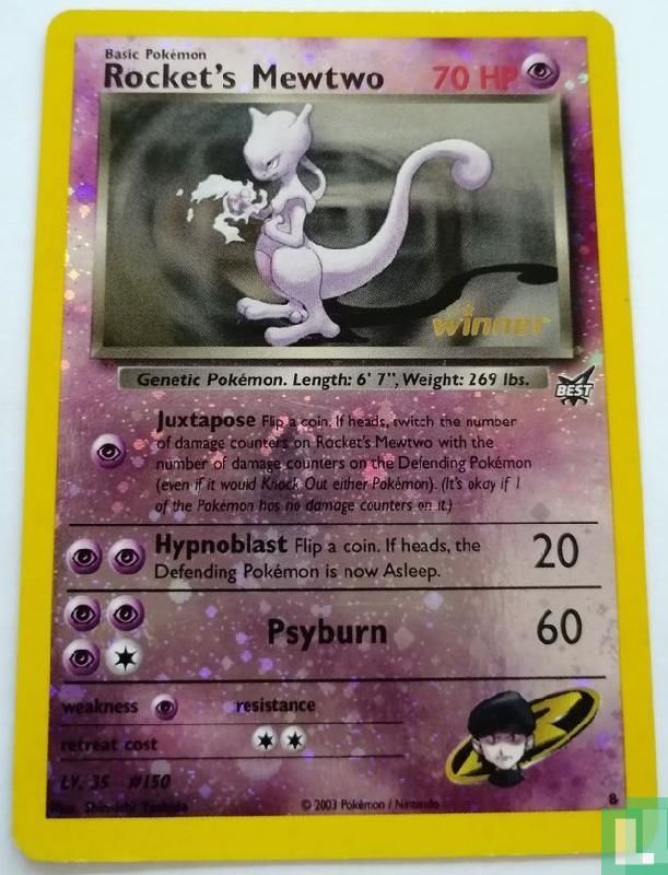 Rocket's Mewtwo - Winner (Holo)
