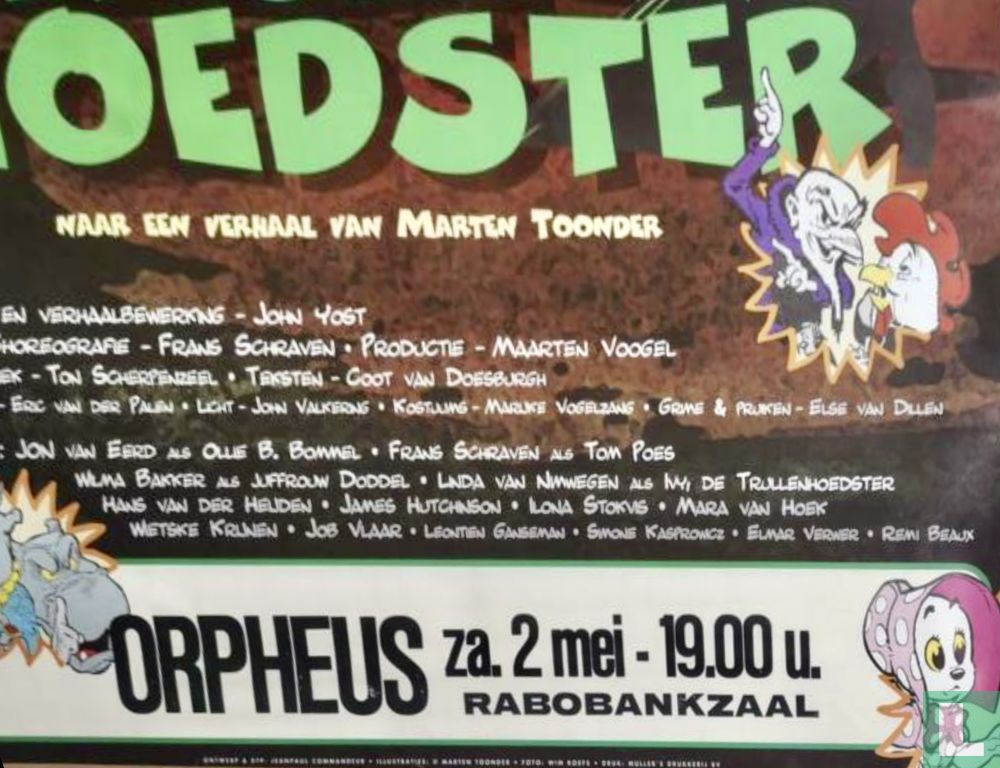 De trullenhoedster [groot, bedrukt]