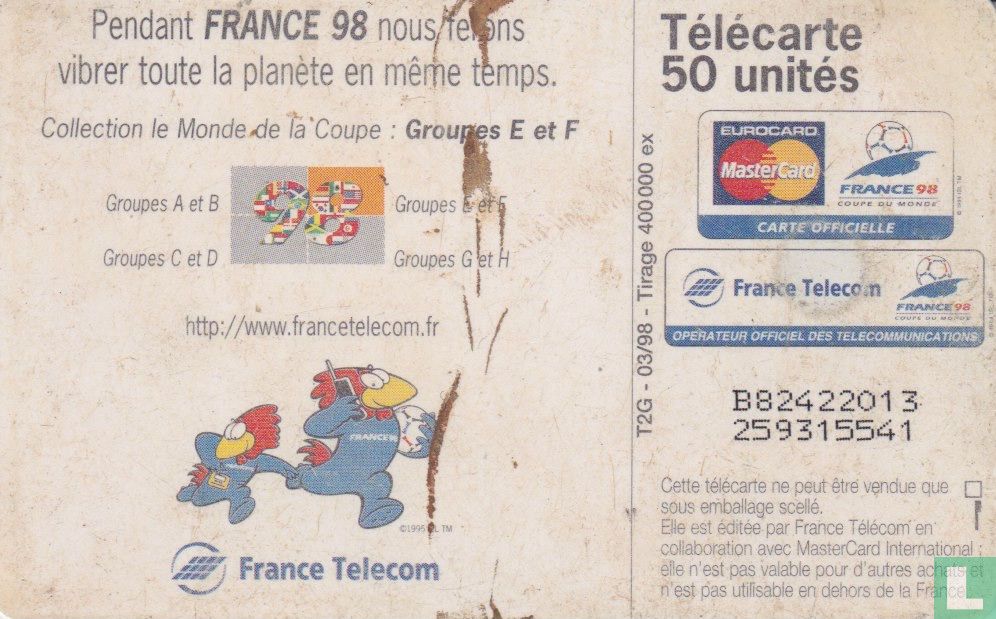 France'98 Groupes E et F 