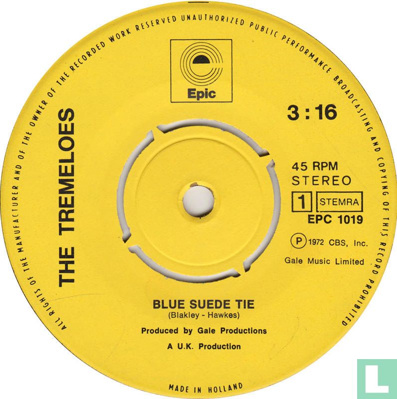 Blue Suede Tie 
