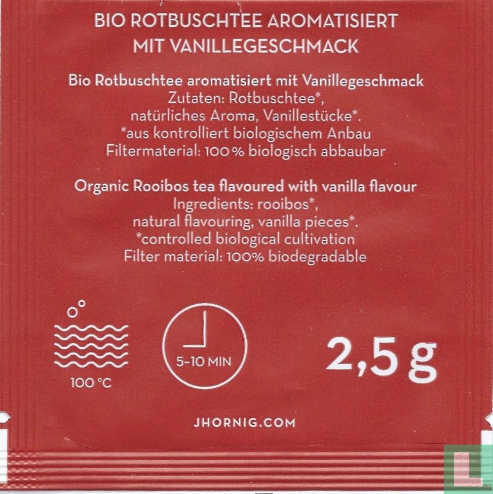 Bio Rotbusch Vanille