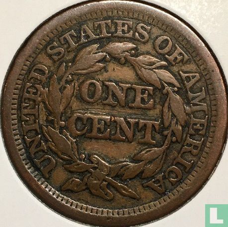 United States 1 cent 1849