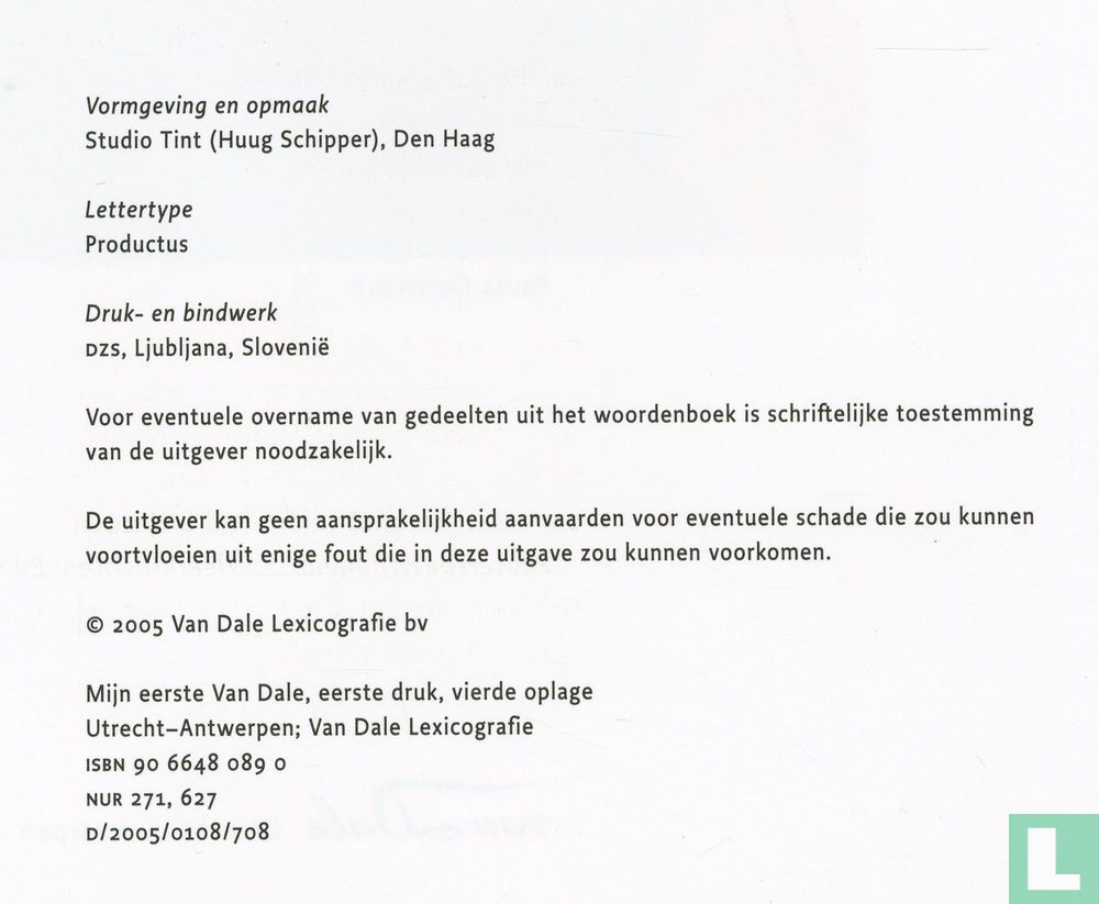 Mijn eerste Van Dale
