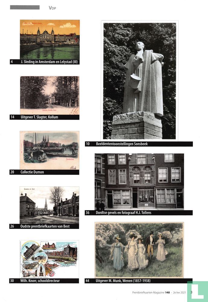 Prentbriefkaarten Magazine 148