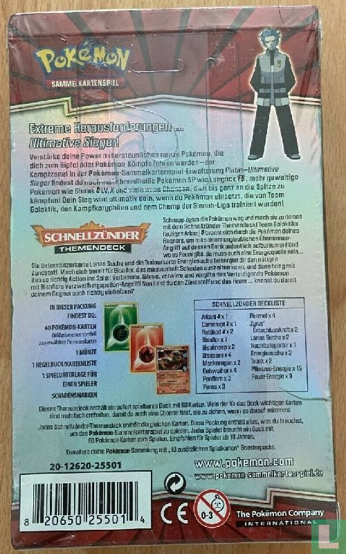 Platin - Ultimative Sieger - Theme Deck - Schnellzünder