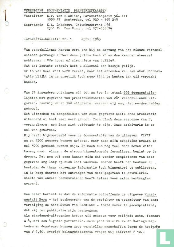 VDP Bulletin 1