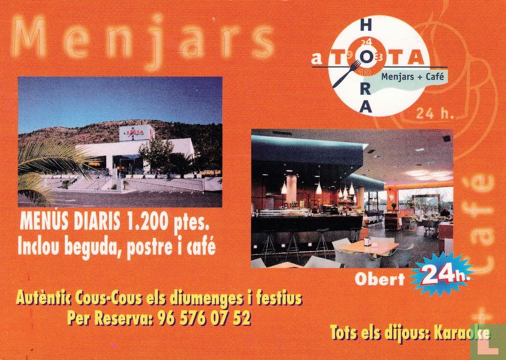 a Tota Hora - Menjars + Café
