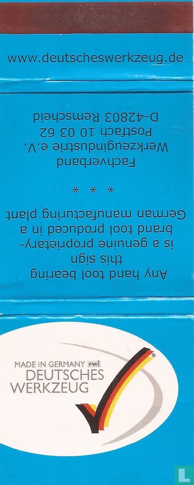 Made in Germany - Deutsches Werkzeug