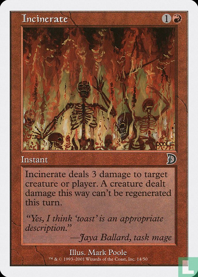 Incinerate
