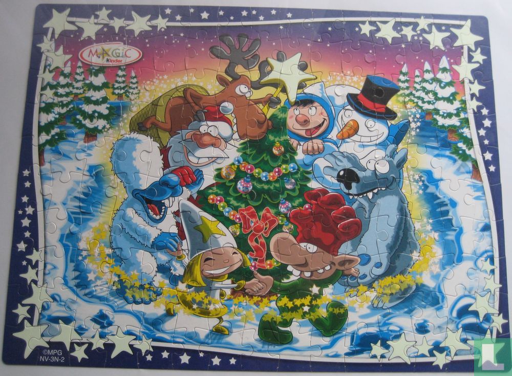 Kerstpuzzel Maxi Ei 