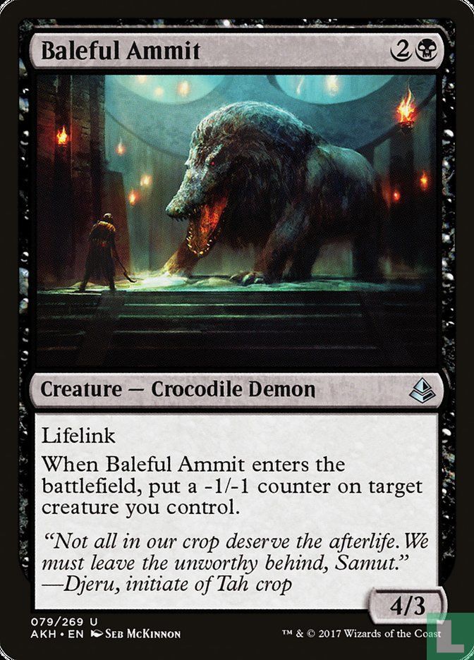 Baleful Ammit