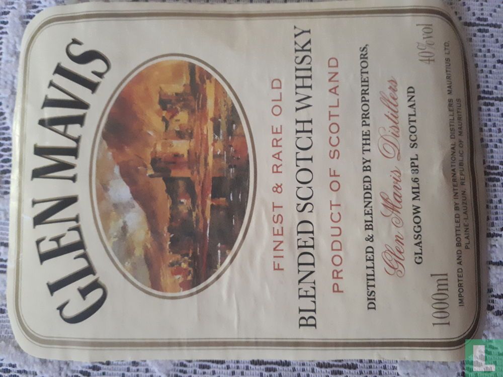 Étiquette de whisky