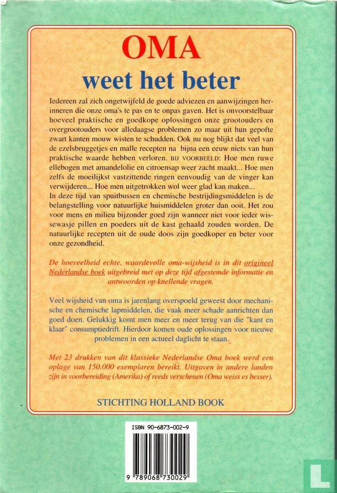 Oma weet het beter