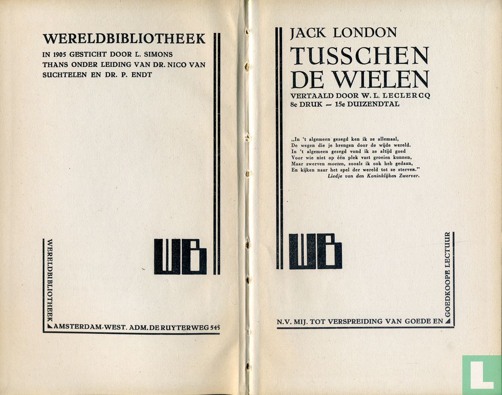 Tusschen de wielen