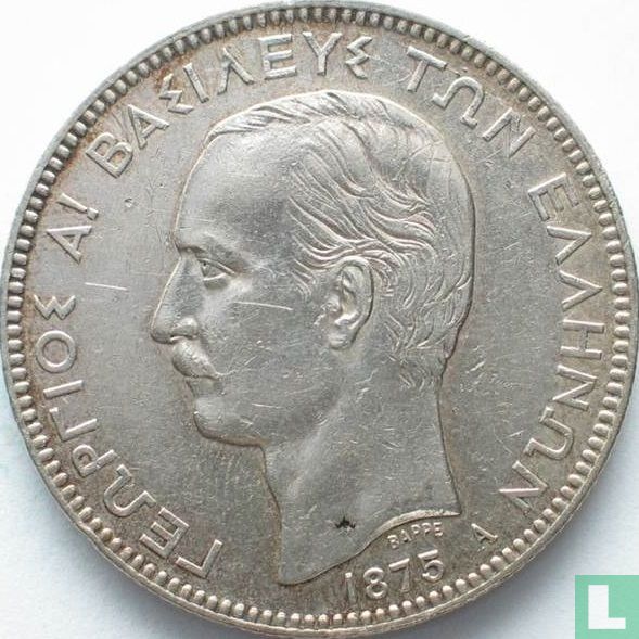 Grèce 5 drachmai 1875