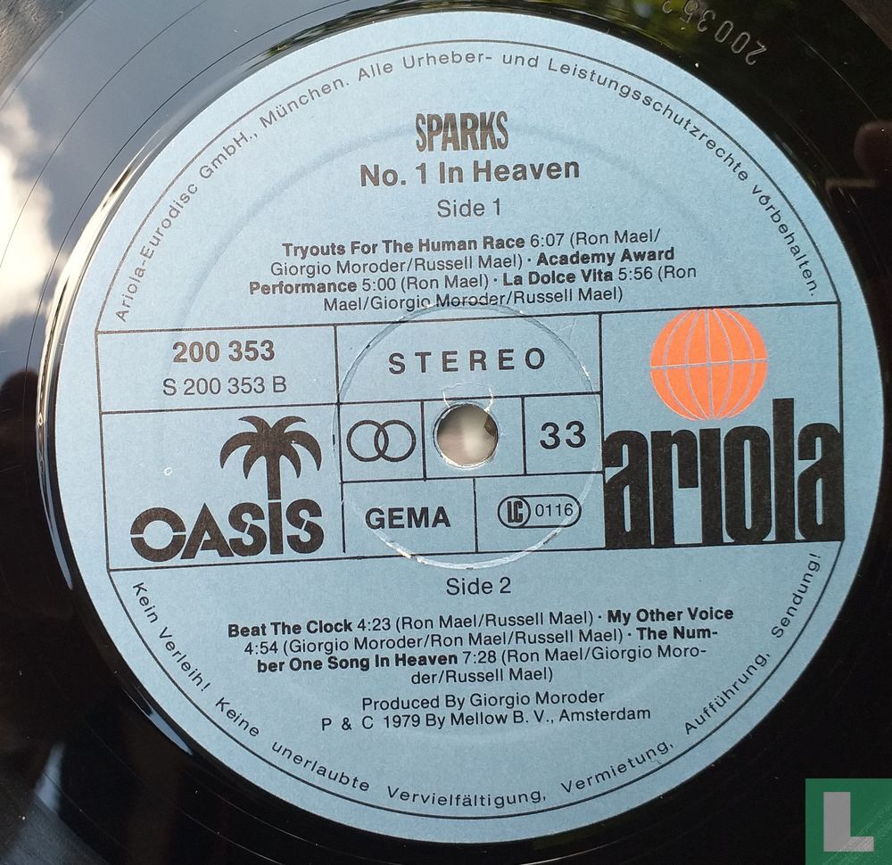 No. 1 in Heaven