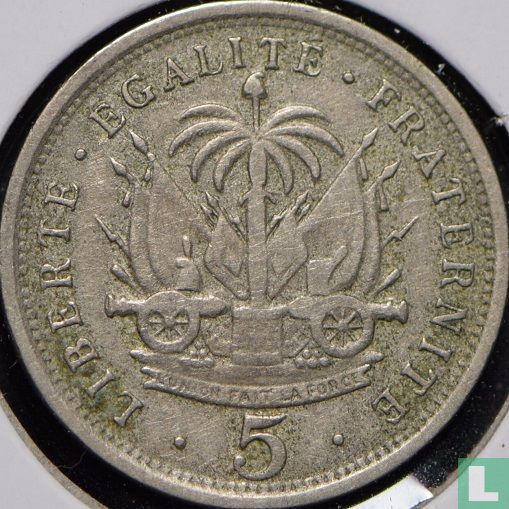 Haïti 5 centimes 1904 (type 2)