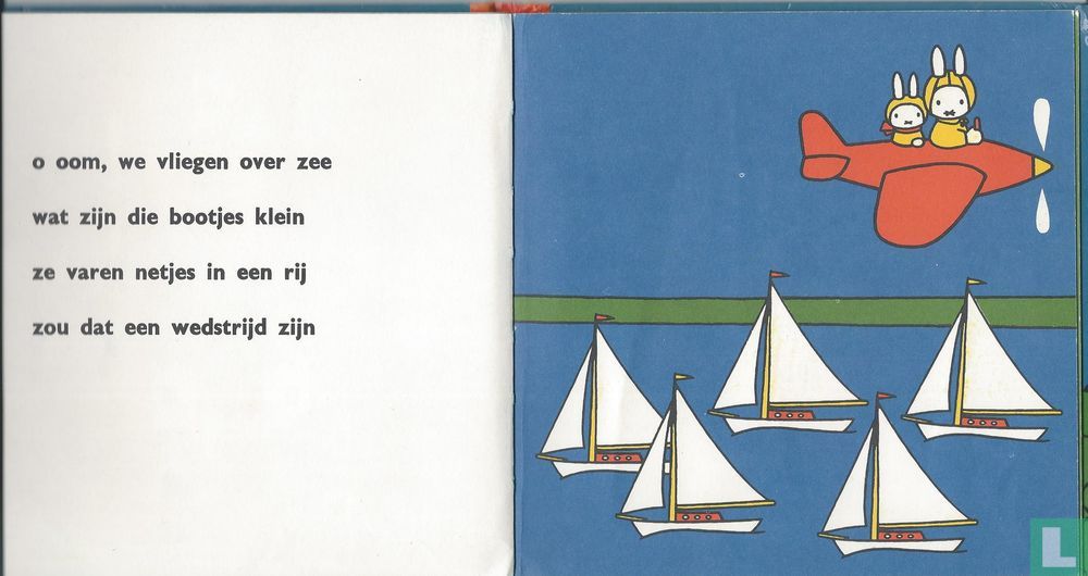bronzen Golven Scheermes Nijntje vliegt (1977) - Miffy - LastDodo