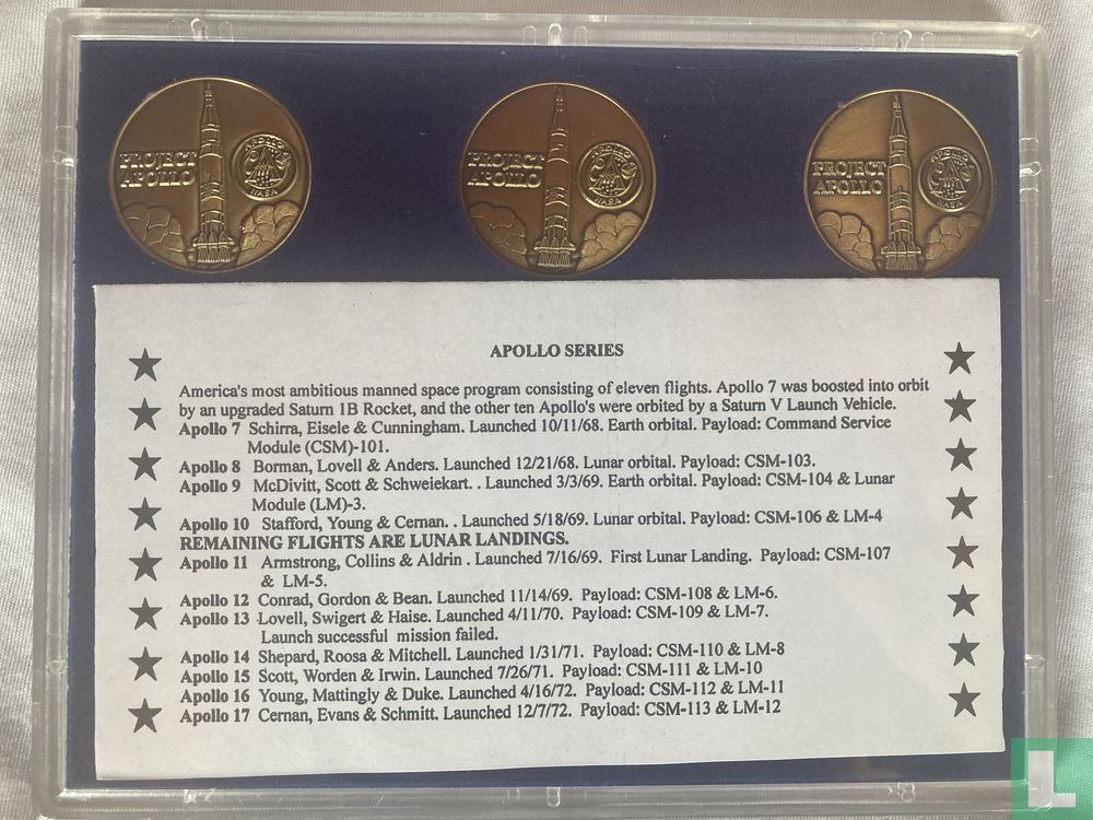 Verenigde Staten - Apollo Crew Emblems (2011) - Commemorative