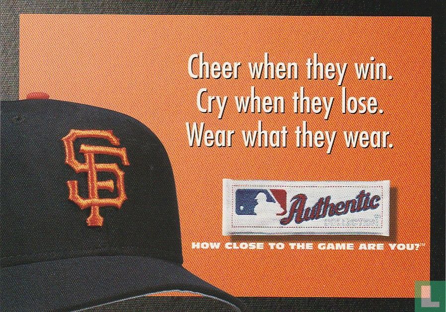 Authentic "Cheer when they win"