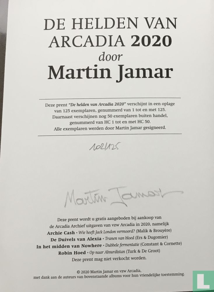 De helden van Arcadia 2020