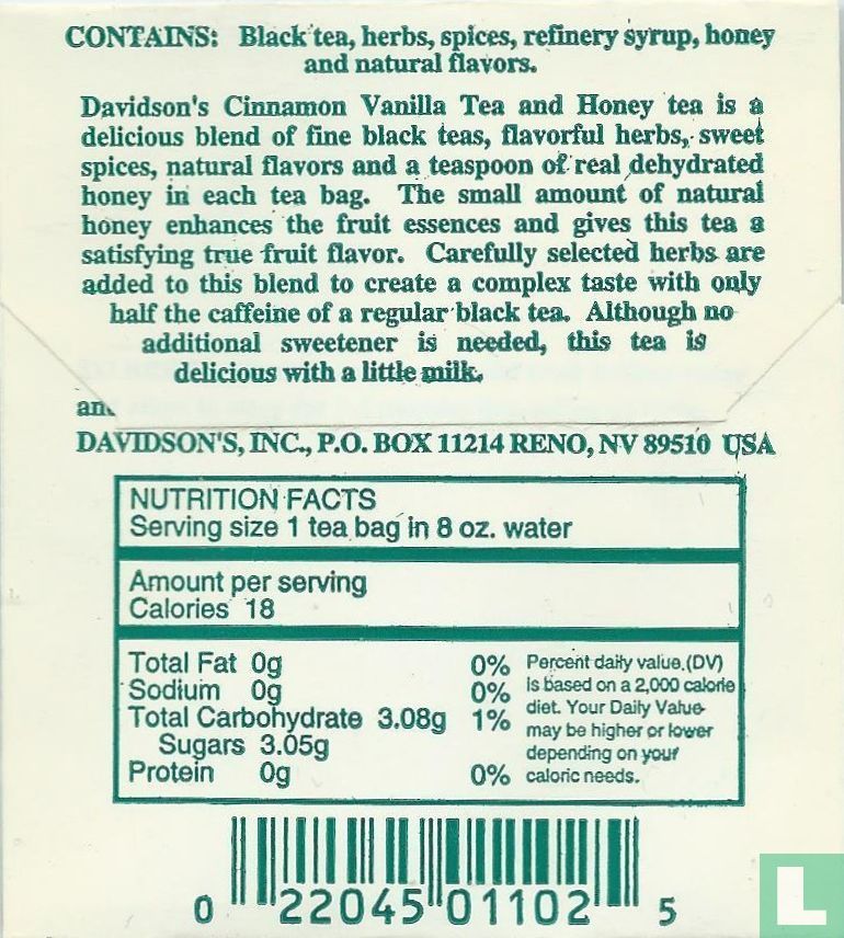 Cinnamon Vanilla