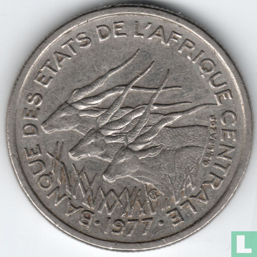 Central African States 50 francs 1977 (B)