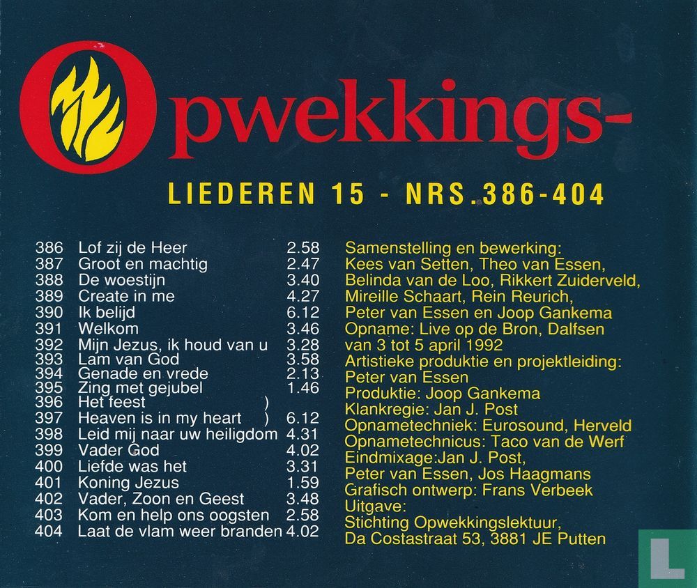 Opwekkingsliederen (15)