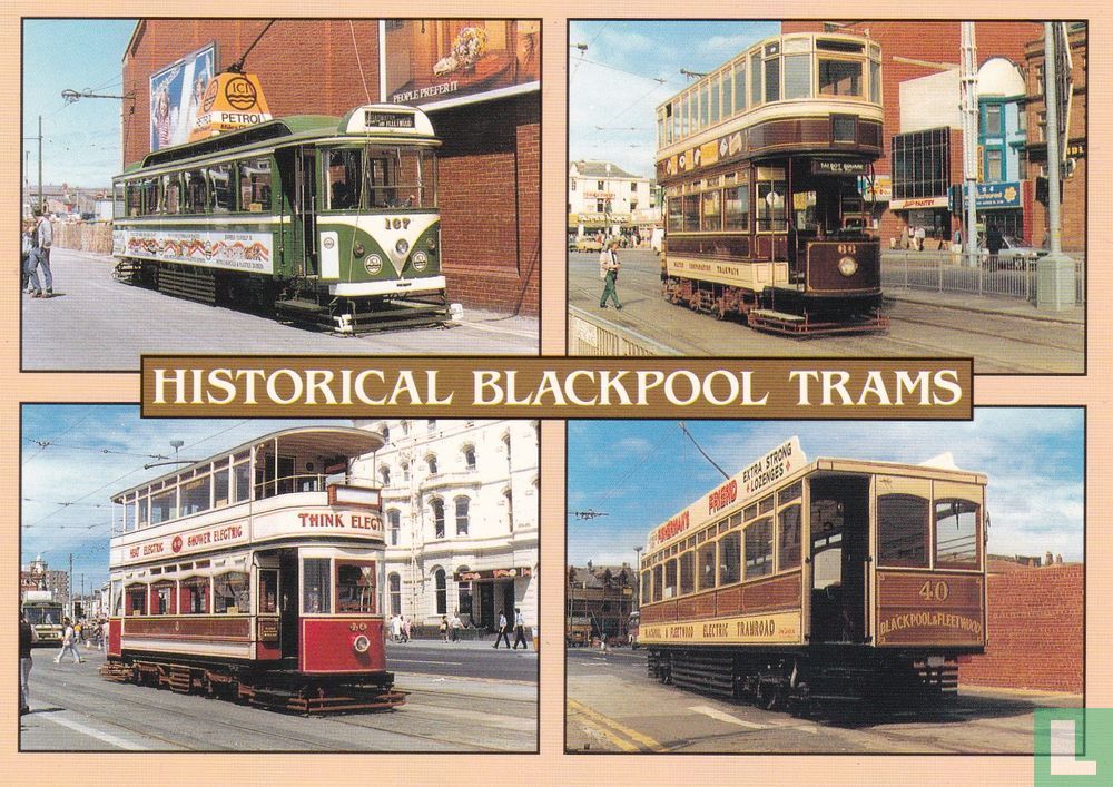 Historical Blackpool Trams