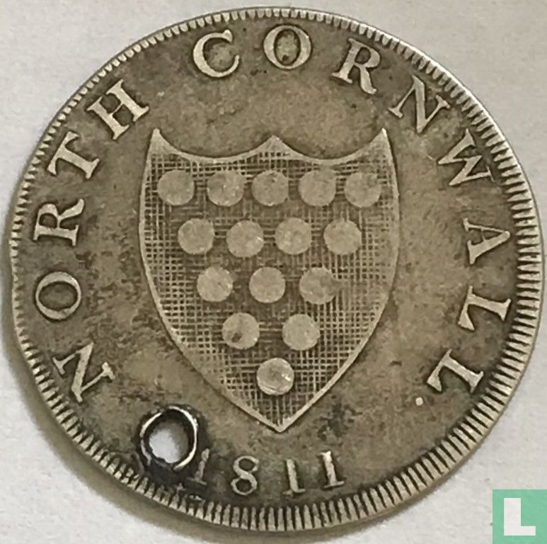 North Cornwall 1811 silver shilling token