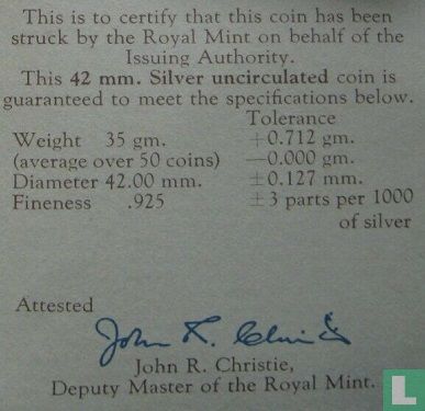 Mongolia 50 tugrik 1976 "15th anniversary of the World Wildlife Fund"