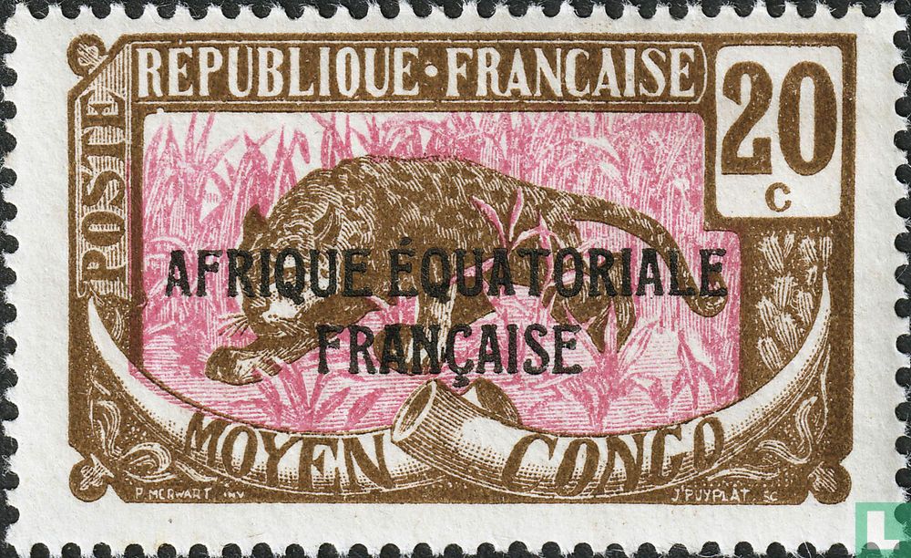 Léopard, avec impression