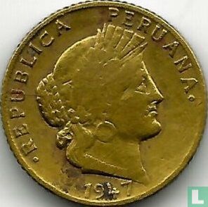 Pérou 5 centavos 1947