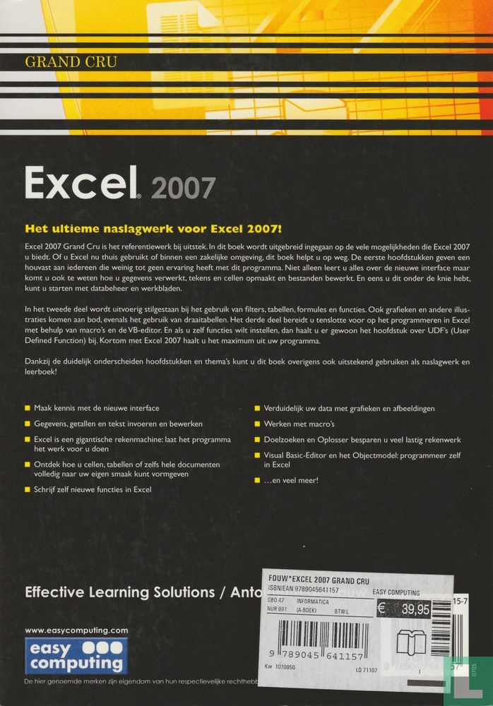Excel 2007 Grand Cru