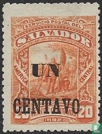 Columbus with overprint