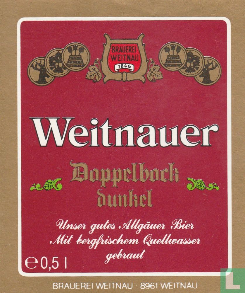 Weitnauer Doppelbock dunkel
