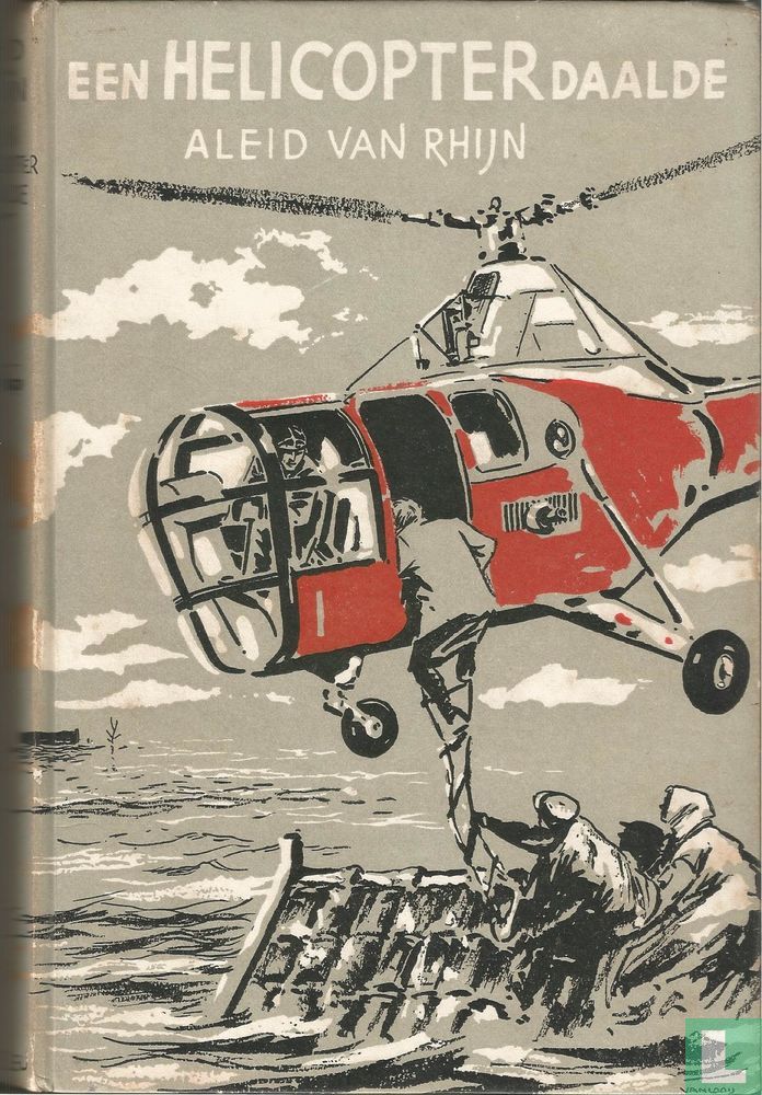 Een helicopter daalde