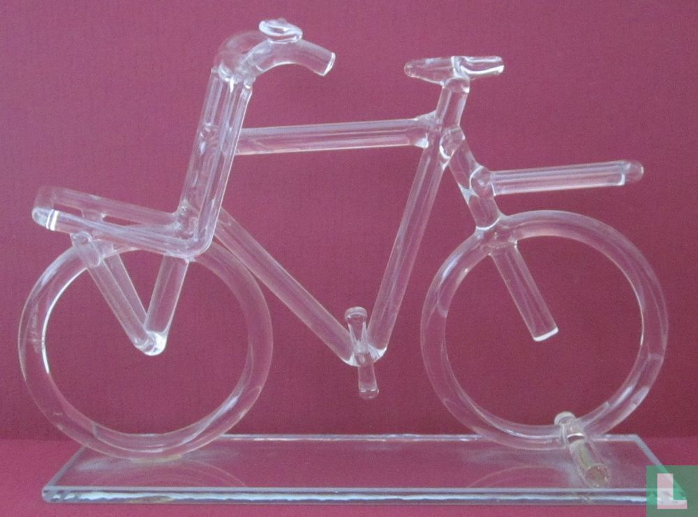 Bicycle made of glass