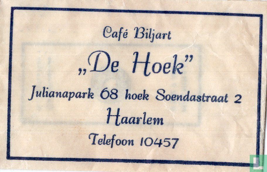 Café Biljart "De Hoek"