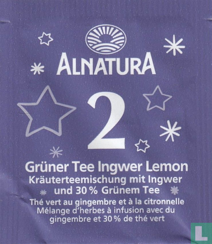  2 Grüner Tee Ingwer Lemon