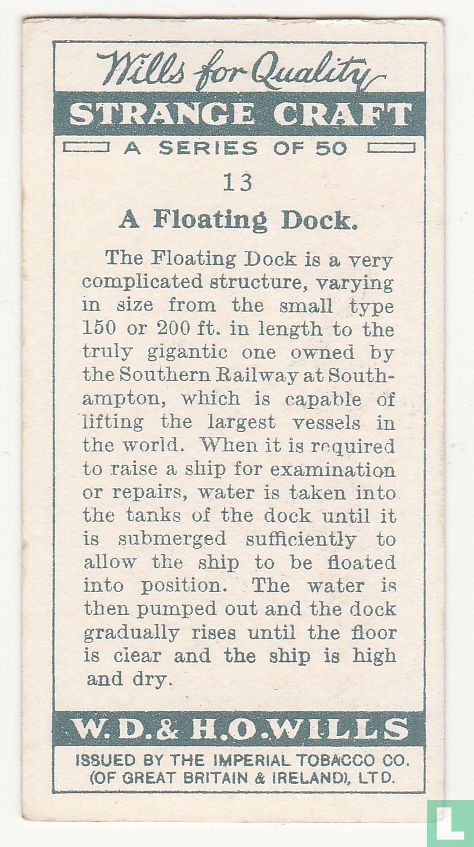 A Floating Dock.