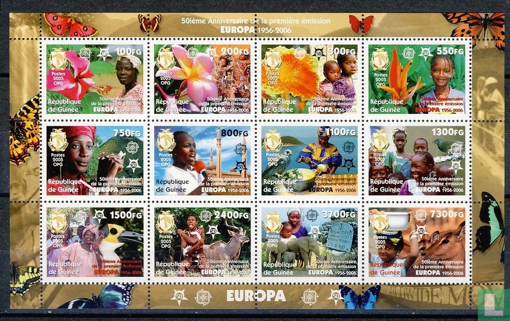 Prophila Collection Briefmarken Peru 2030-2033 – 50 Jahre Europamarken, Postfrisch MNH**