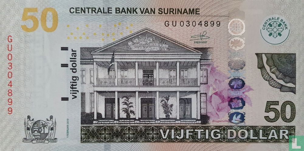 Surinam 50 Dollar