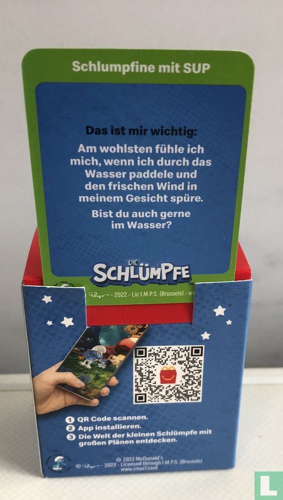 Schlumpfine mit SUP